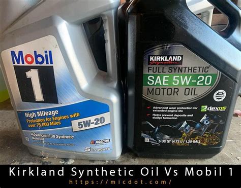 3 Reply skipper1887 • 3 yr. . Kirkland synthetic oil vs mobil 1